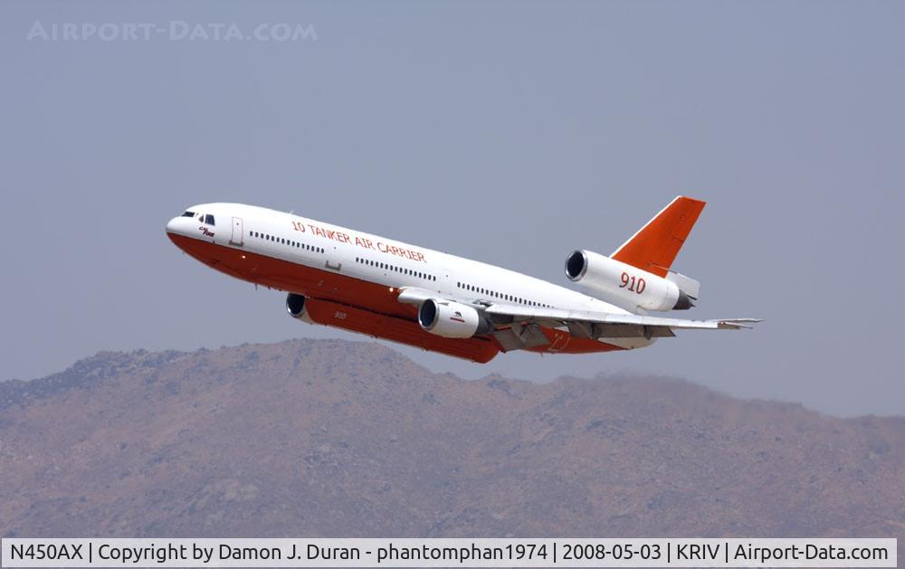 N450AX, 1974 McDonnell Douglas DC-10-10 C/N 46942, Tanker 10 demo at the 2008 March ARB Airfest