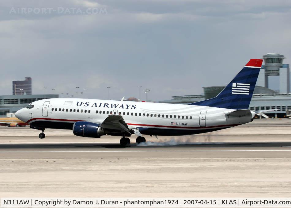N311AW, 1990 Boeing 737-3G7 C/N 24712, America West