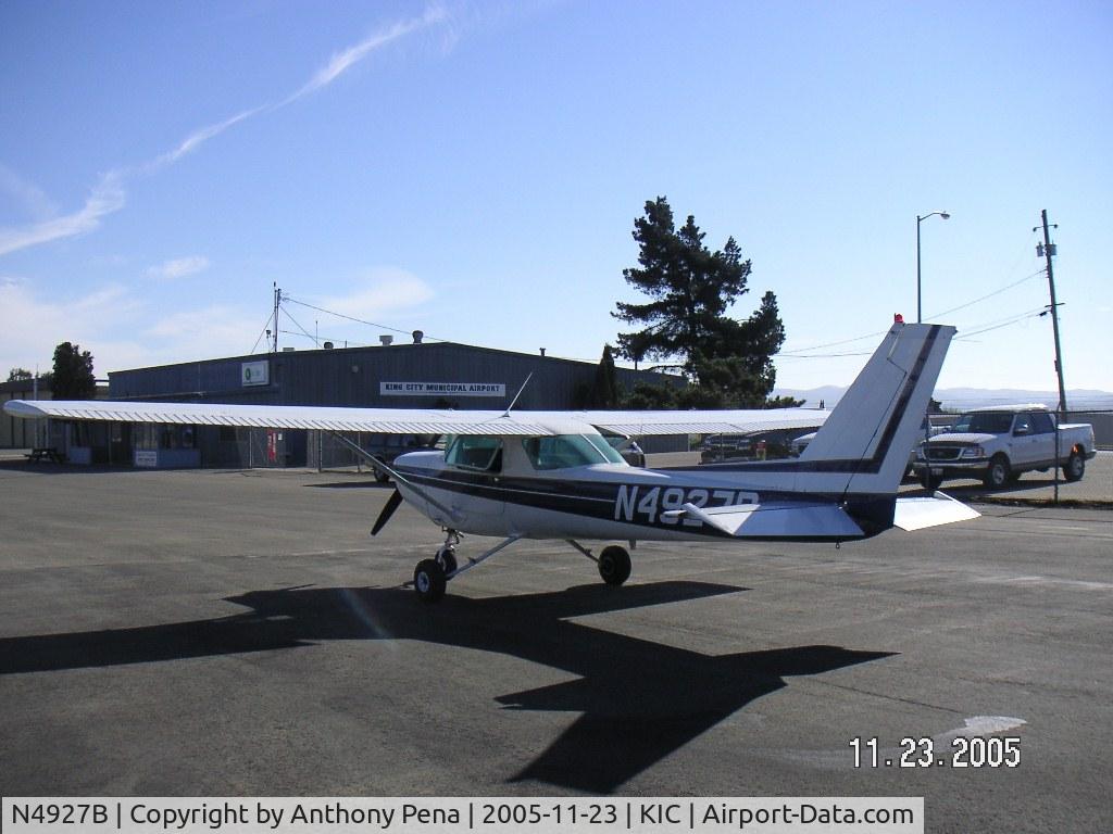 N4927B, 1979 Cessna 152 C/N 15283709, N4927B at King City, CA during a cross country training flight