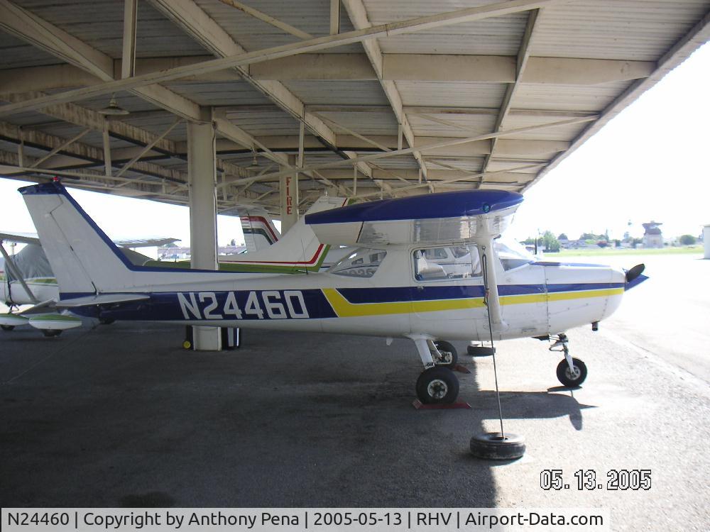 N24460, 1977 Cessna 152 C/N 15280267, N24460 at the Flying Twenty OSCAR parking spot at RHV