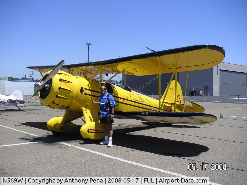 N569W, 1996 Classic Aircraft Corp WACO YMF C/N F5C-069, WACO YMF-5 after my Southern California aerobat flight