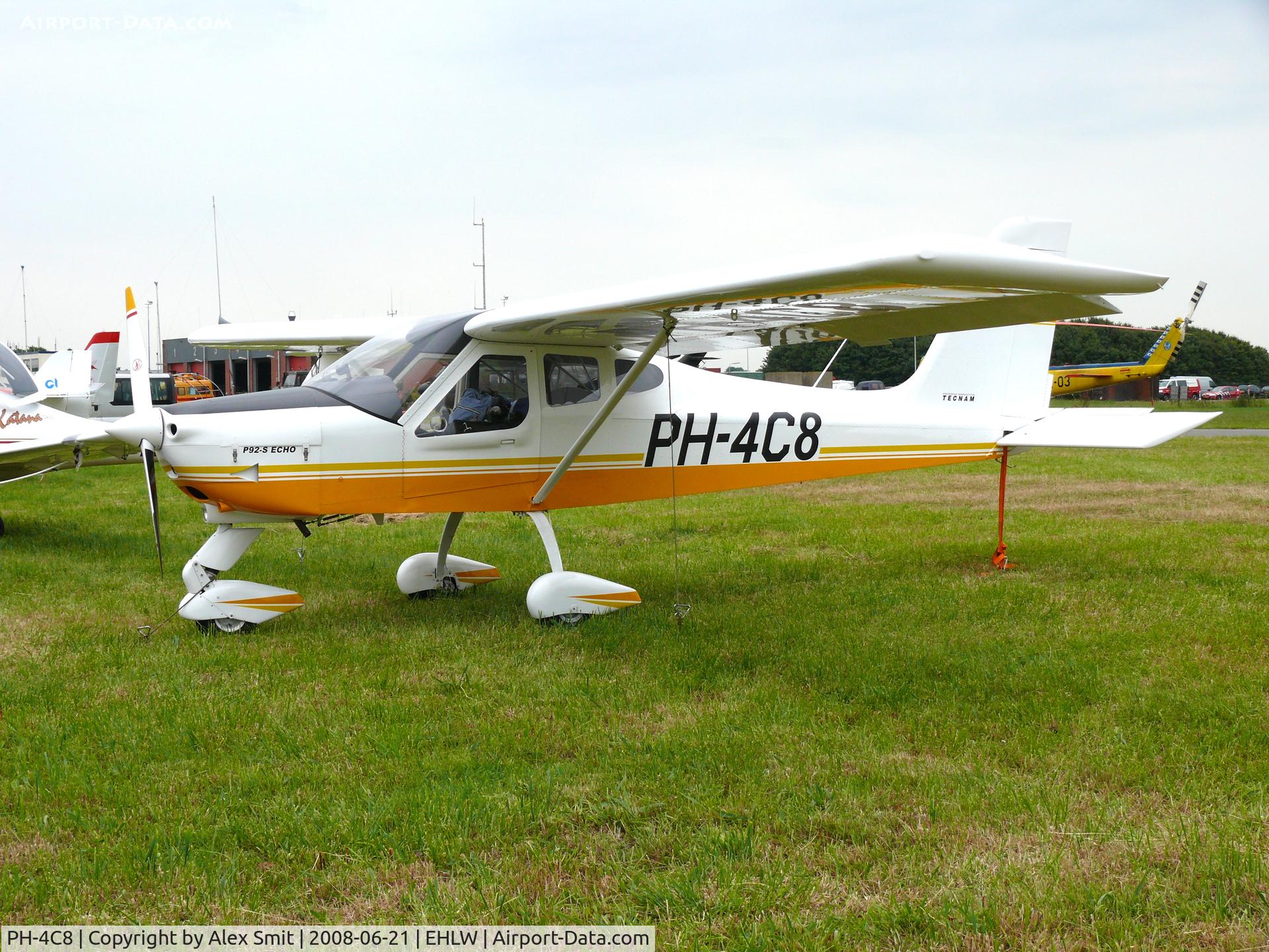 PH-4C8, 2008 Tecnam P-92S Echo C/N 1101, Tecnam P-92S Echo PH-4C8