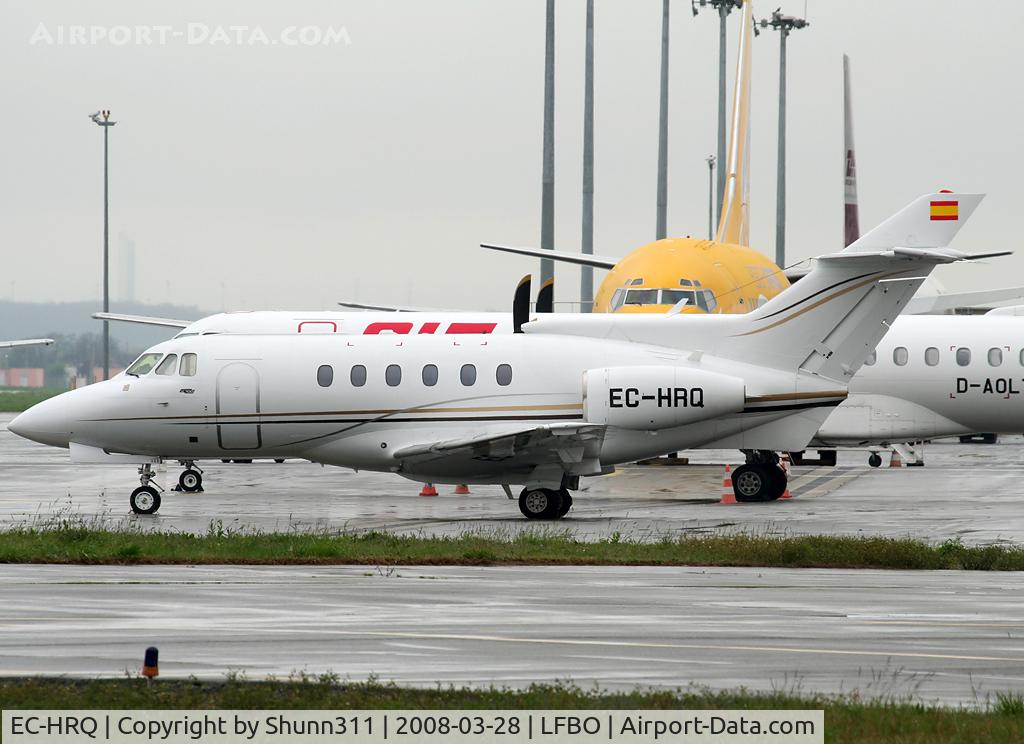 EC-HRQ, 1982 British Aerospace BAe.125-700B C/N 257166, Parked at the General Aviation area...