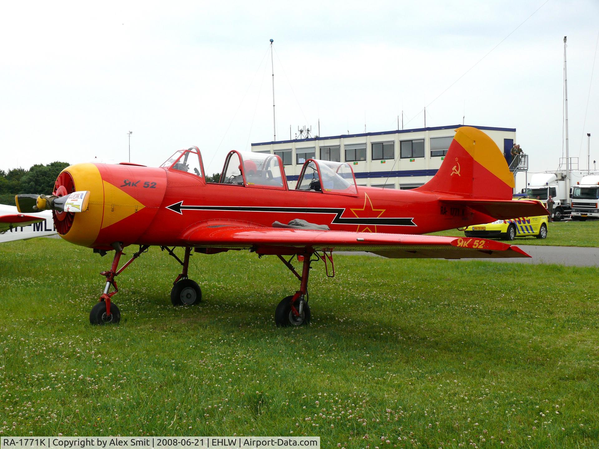 RA-1771K, 1987 Yakovlev Yak-52 C/N 866811, Yakovlev Yak-52 RA-1771K