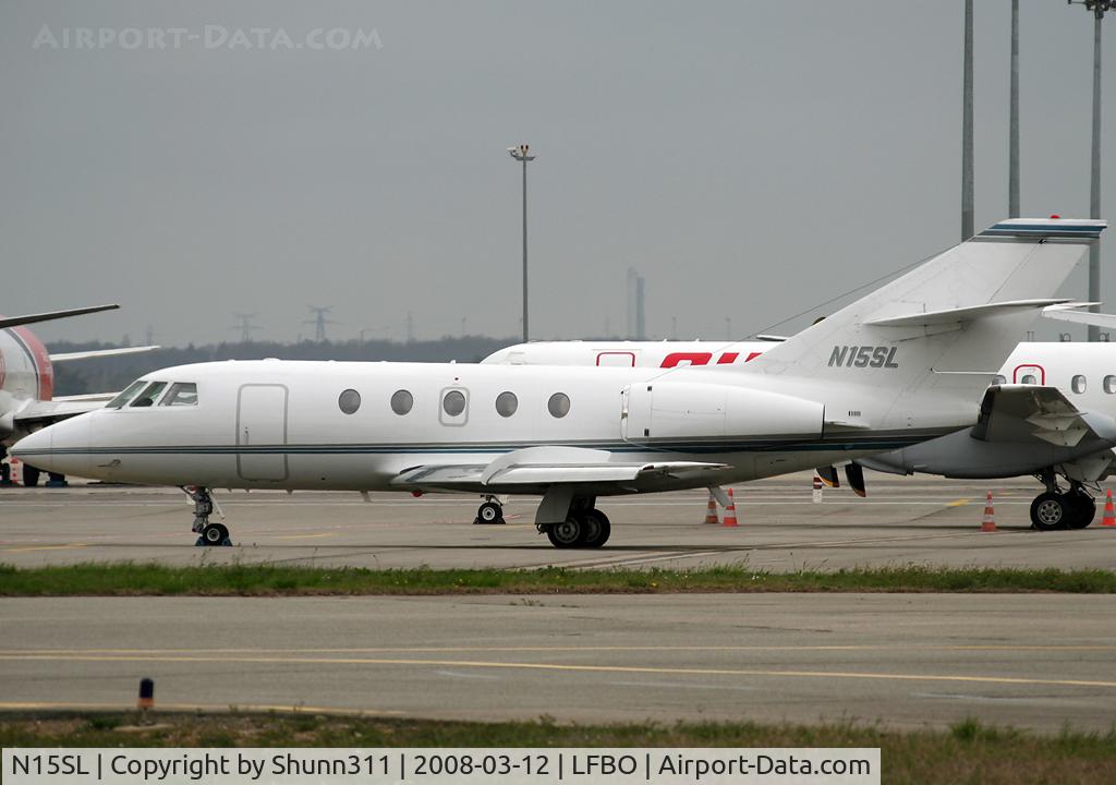 N15SL, 1971 Dassault Falcon 20F C/N 256, Parked at the General Aviation area...