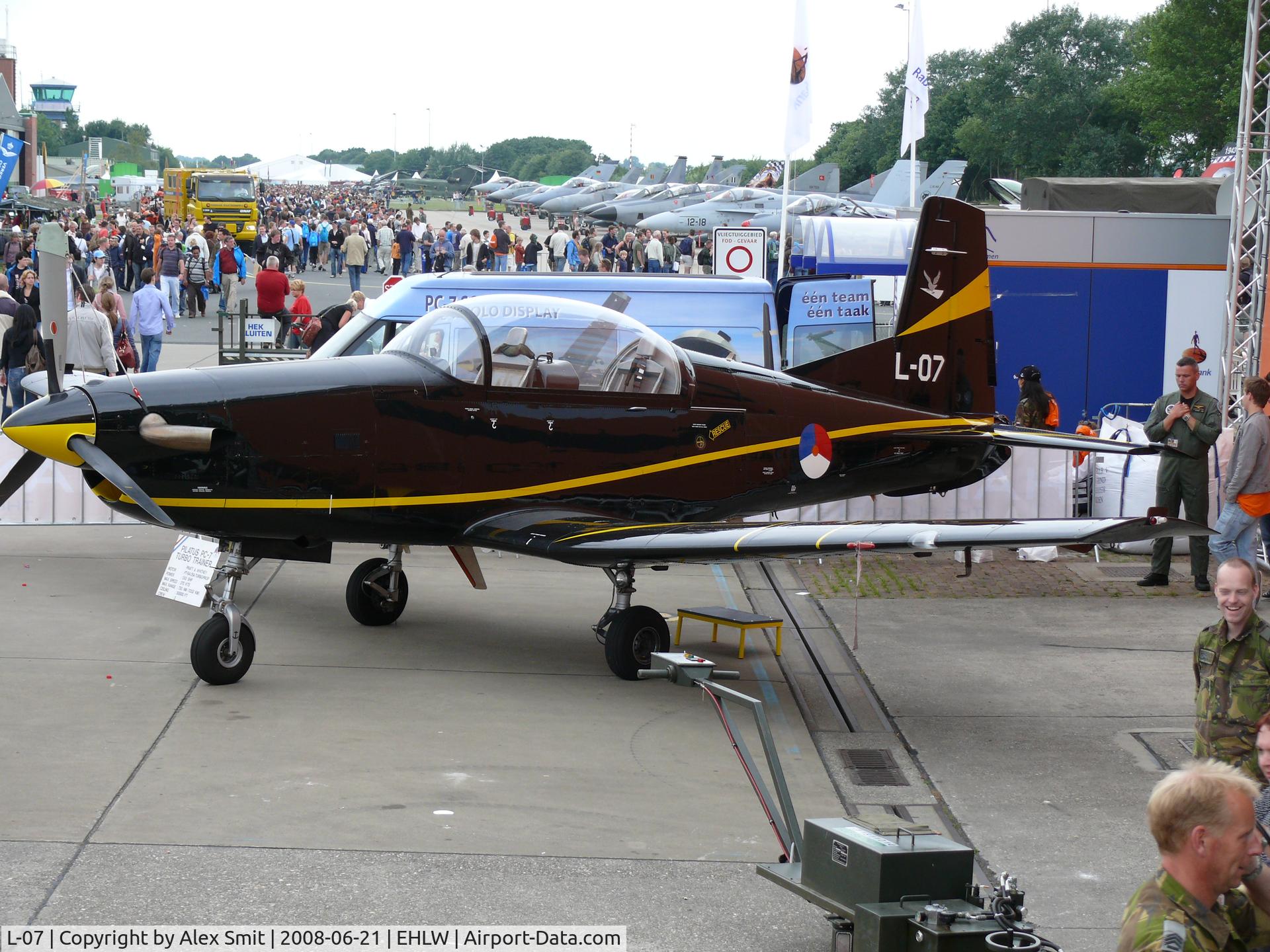 L-07, Pilatus PC-7 Turbo Trainer C/N 544, Pilatus PC-7 L-07 Royal Netherlands Air Force