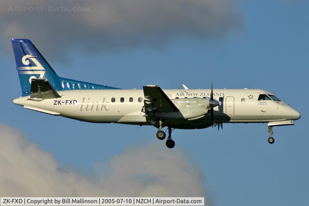 ZK-FXD, Saab SF340A C/N 340A-088, Sadly...the Saabs are no longer in the fleet