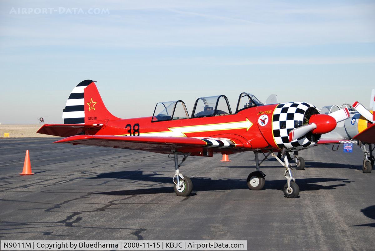 N9011M, 1982 Yakovlev Yak-52 C/N 822111, Salute to Veteran's 2008 event at Broomfield Colorado.