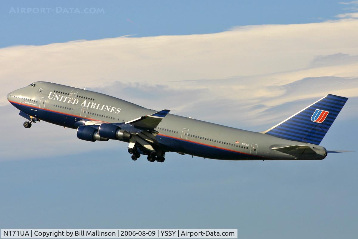 N171UA, 1989 Boeing 747-422 C/N 24322, Up, up ....and awayyyyyyyy