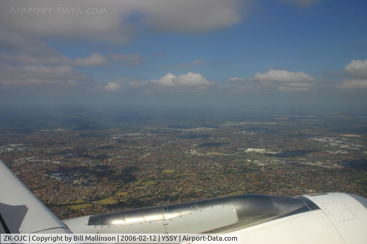 ZK-OJC, 2003 Airbus A320-232 C/N 2112, Sydney...on the way home to CHC
