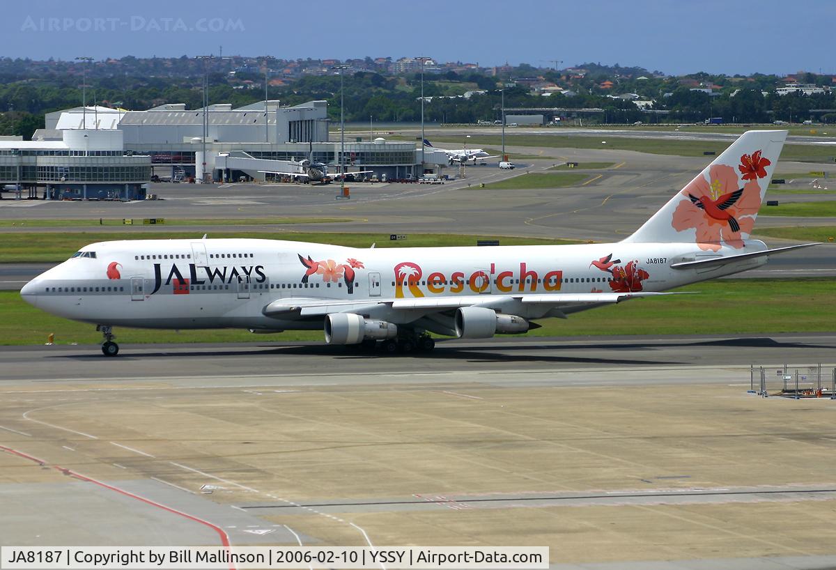 JA8187, 1988 Boeing 747-346SR C/N 24019, Resocha