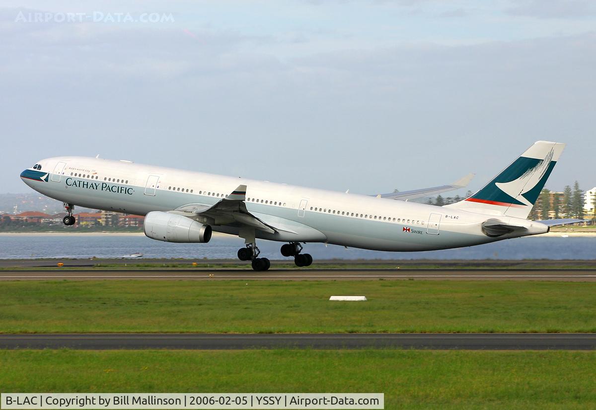 B-LAC, 2005 Airbus A330-343 C/N 679, Rotating from r/w 16R