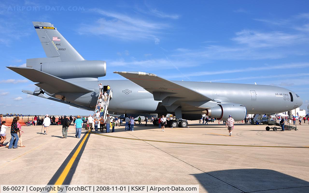 86-0027, 1986 McDonnell Douglas KC-10A Extender C/N 48240, KC-10A Extender at Lackland Airshow 2008