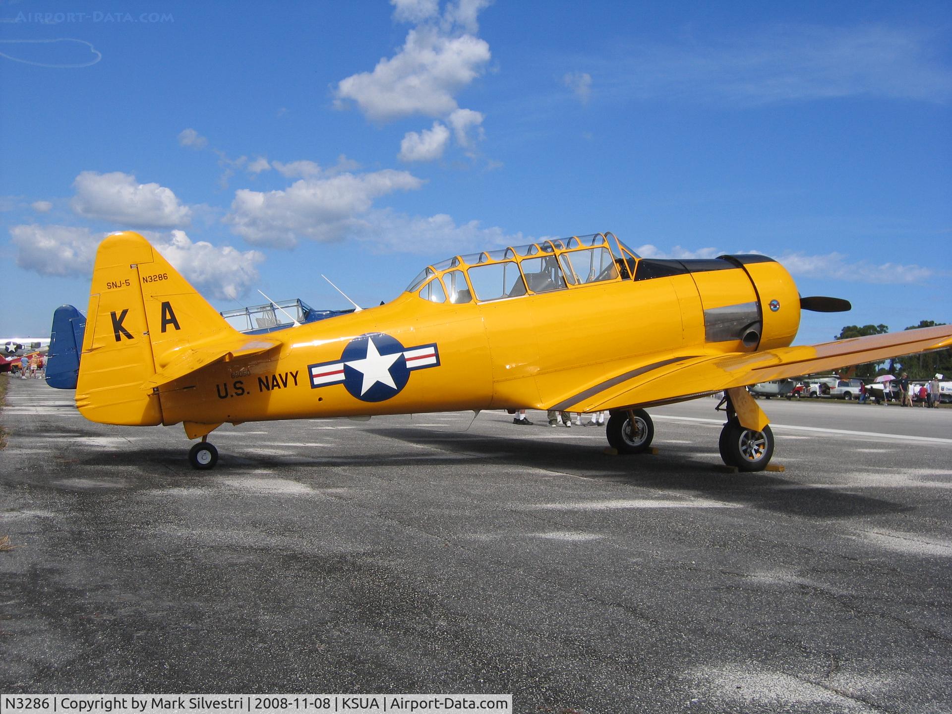 N3286, 1944 North American SNJ-5 Texan Texan C/N 88-15356, 2008 Stuart, FL Airshow
