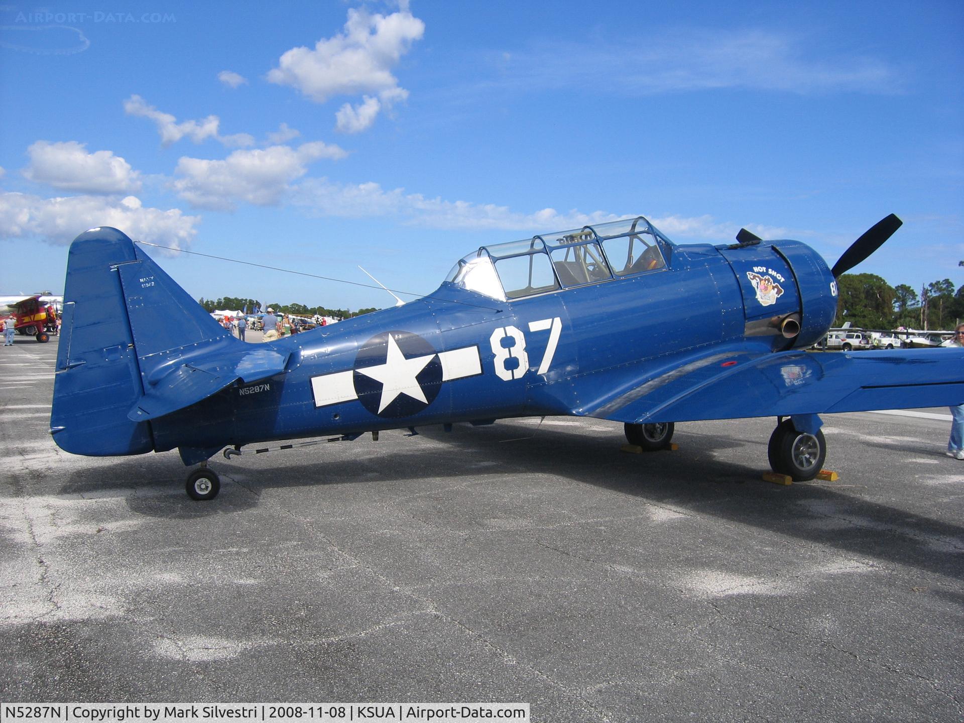 N5287N, 1942 North American SNJ-4 Texan C/N 88-9551, 2008 Stuart, FL Airshow