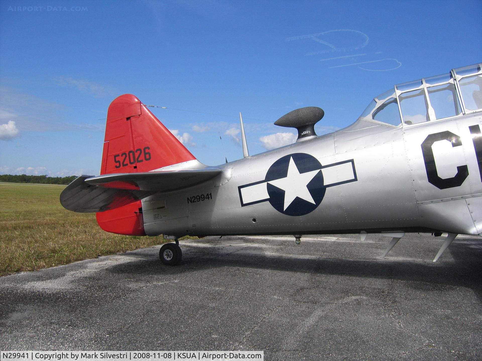 N29941, 1943 North American AT-6D C/N 52026, 2008 Stuart, FL Airshow