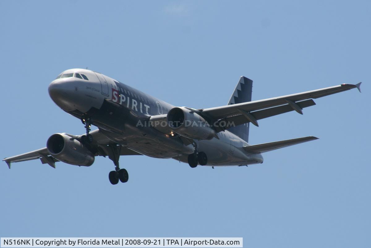 N516NK, 2006 Airbus A319-132 C/N 2704, Spirit A319