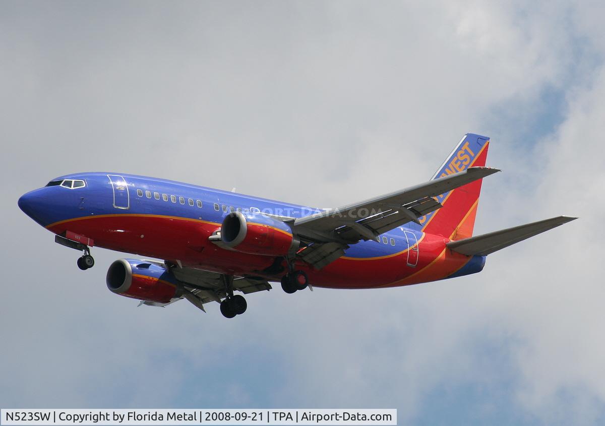 N523SW, 1992 Boeing 737-5H4 C/N 26565, Southwest 737-500
