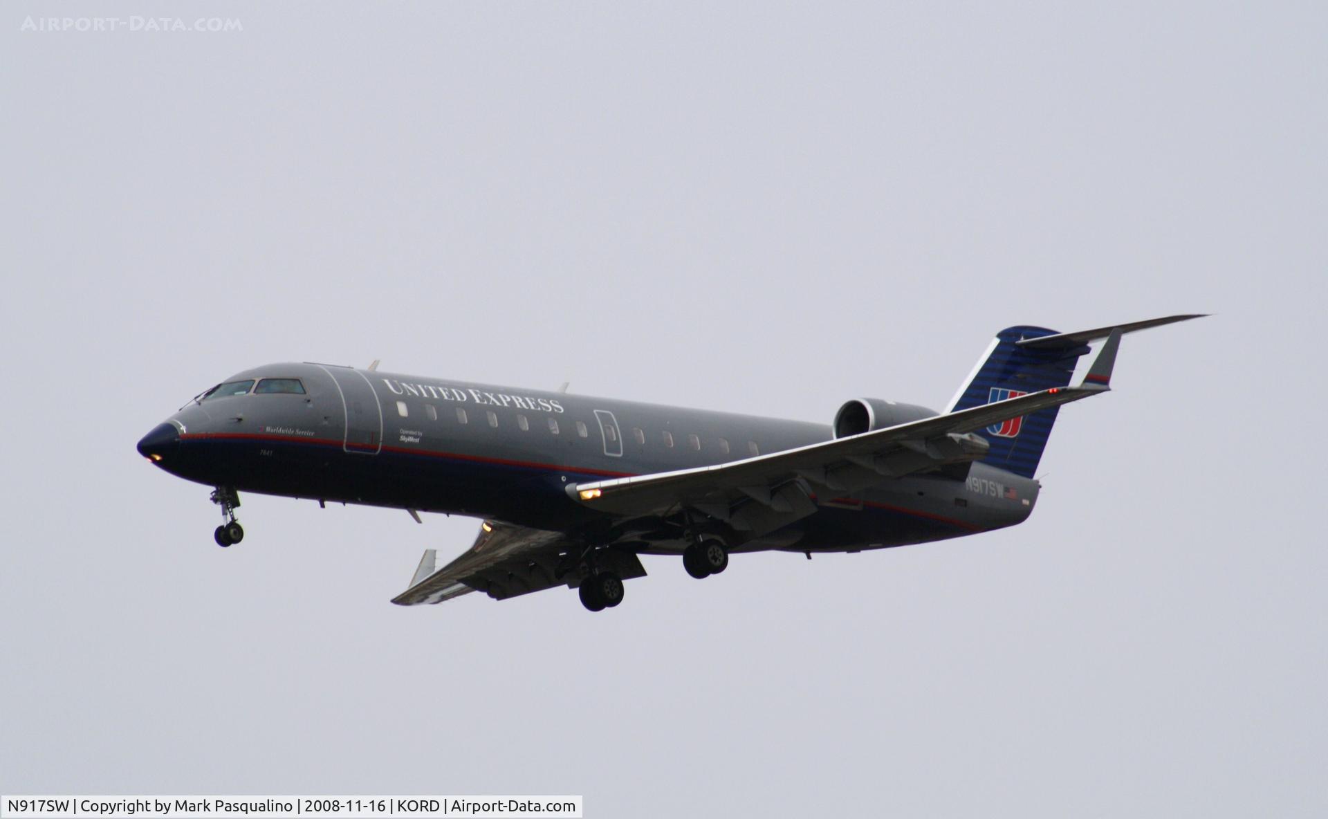 N917SW, 2002 Canadair CRJ-200LR (CL-600-2B19) C/N 7641, CL-600-2B19