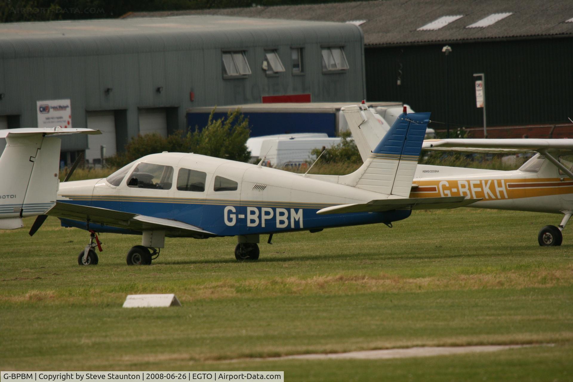 G-BPBM, 1979 Piper PA-28-161 Cherokee Warrior II C/N 28-7916272, Taken at Rochester Airport 20th June 2008.