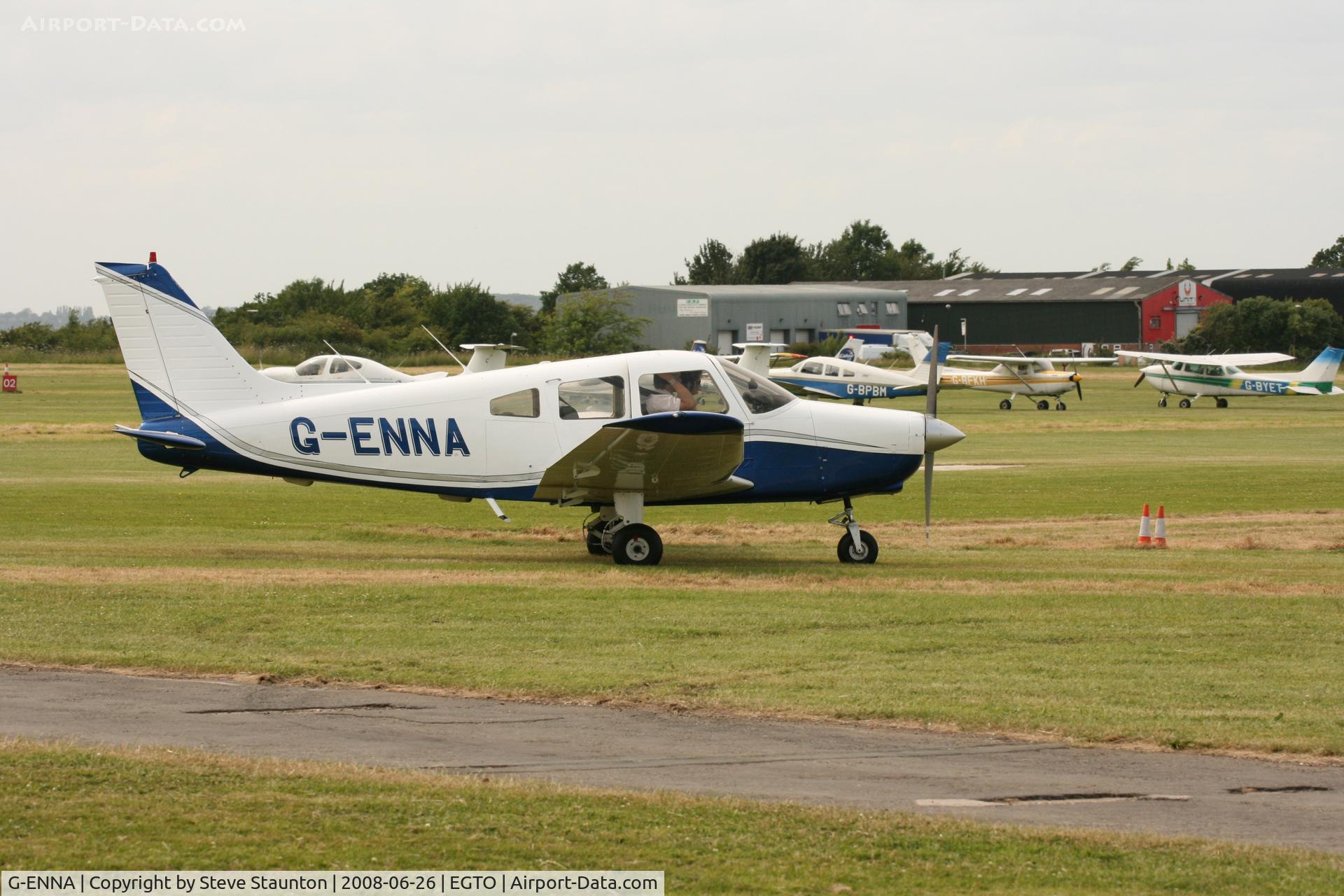 G-ENNA, 1978 Piper PA-28-161 Warrior II C/N 28-7916060, Taken at Rochester Airport 20th June 2008.