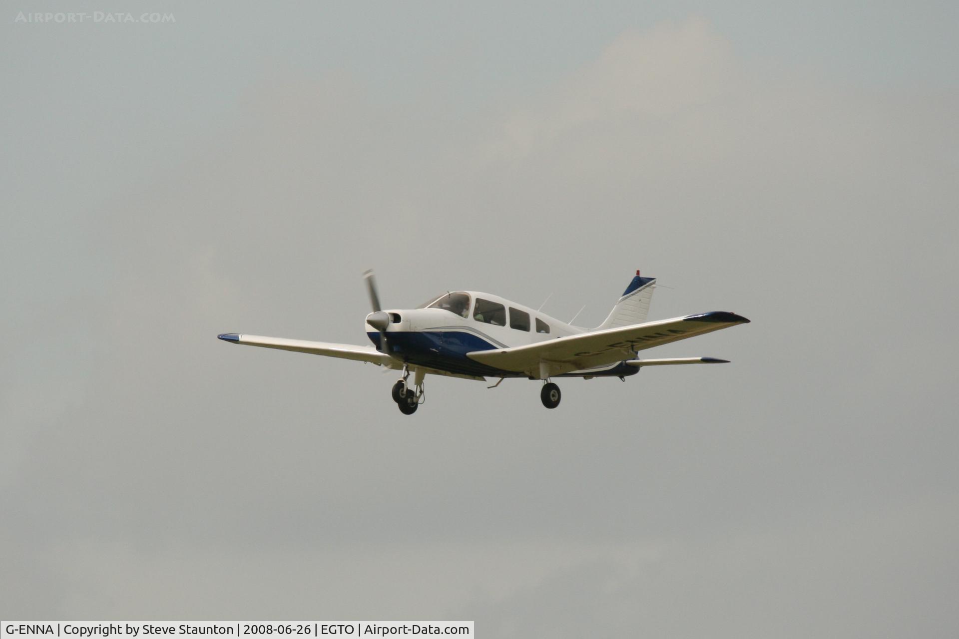 G-ENNA, 1978 Piper PA-28-161 Warrior II C/N 28-7916060, Taken at Rochester Airport 20th June 2008.