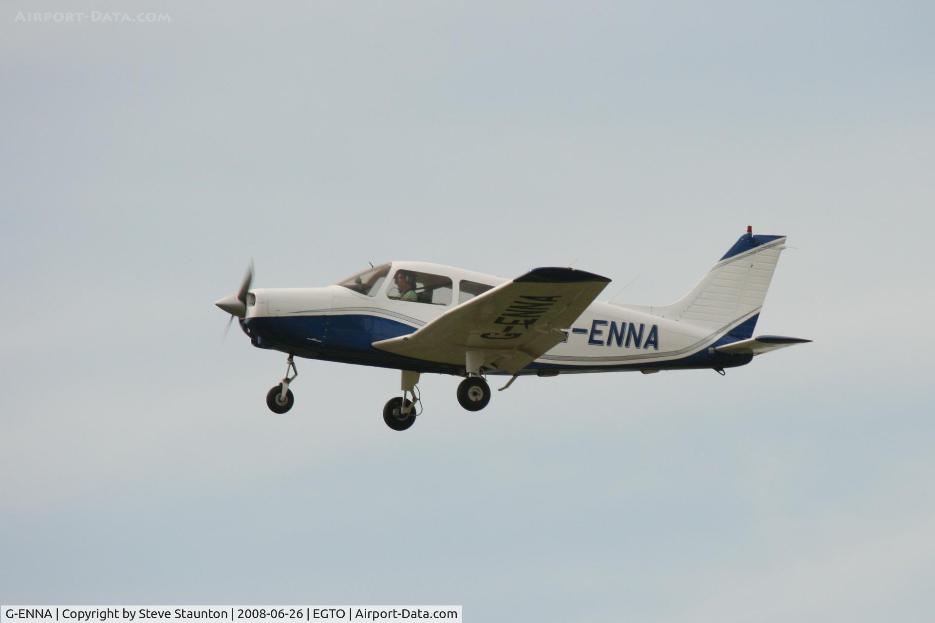 G-ENNA, 1978 Piper PA-28-161 Warrior II C/N 28-7916060, Taken at Rochester Airport 20th June 2008.