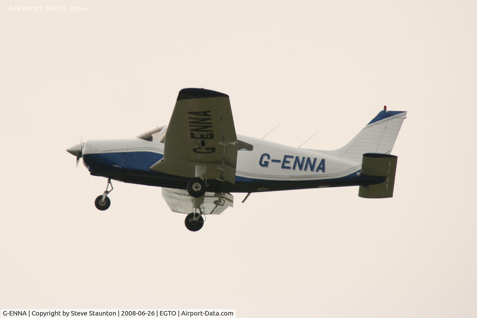 G-ENNA, 1978 Piper PA-28-161 Warrior II C/N 28-7916060, Taken at Rochester Airport 20th June 2008.