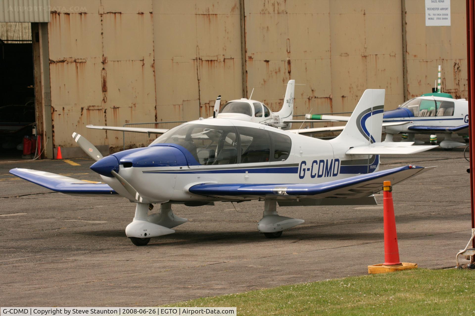 G-CDMD, 2005 Robin DR-400-500 President C/N 42, Taken at Rochester Airport 20th June 2008.