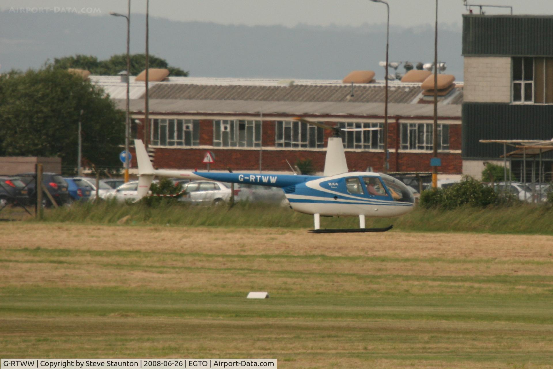 G-RTWW, 1998 Robinson R44 Astro C/N 0438, Taken at Rochester Airport 20th June 2008.