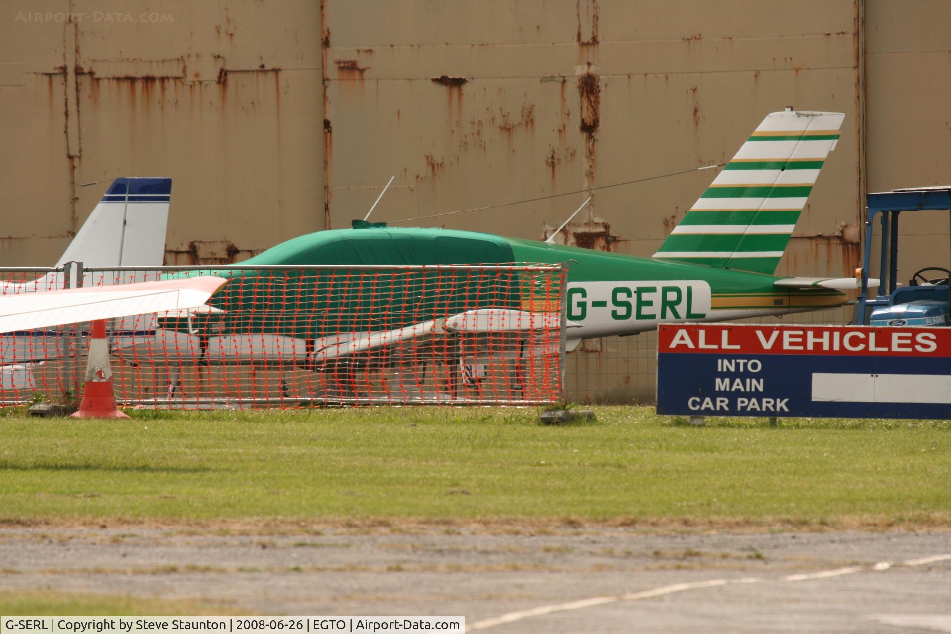 G-SERL, 1980 Socata TB-10 Tobago C/N 109, Taken at Rochester Airport 20th June 2008.