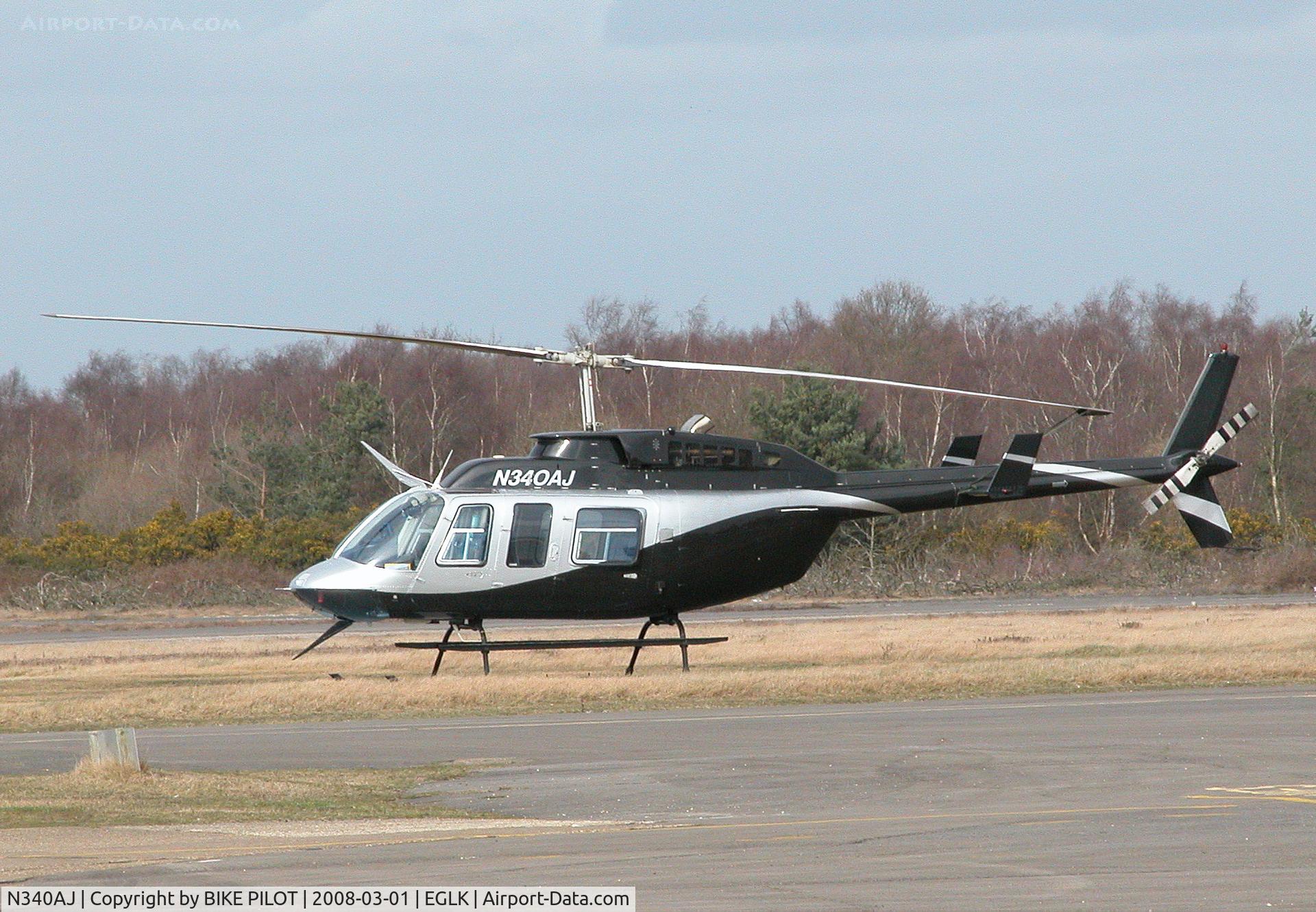 N340AJ, 1995 Bell 206L-4 LongRanger IV LongRanger C/N 52132, VISITING A/C