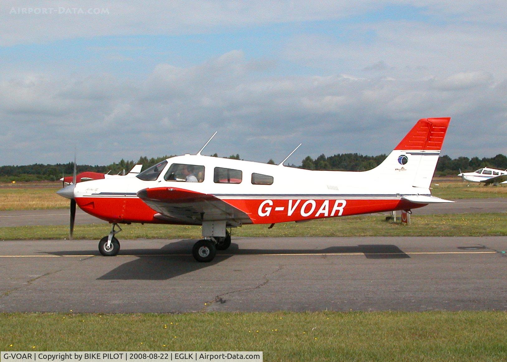 G-VOAR, 1995 Piper PA-28-181 Cherokee Archer III C/N 28-43011, VISITING ARCHER