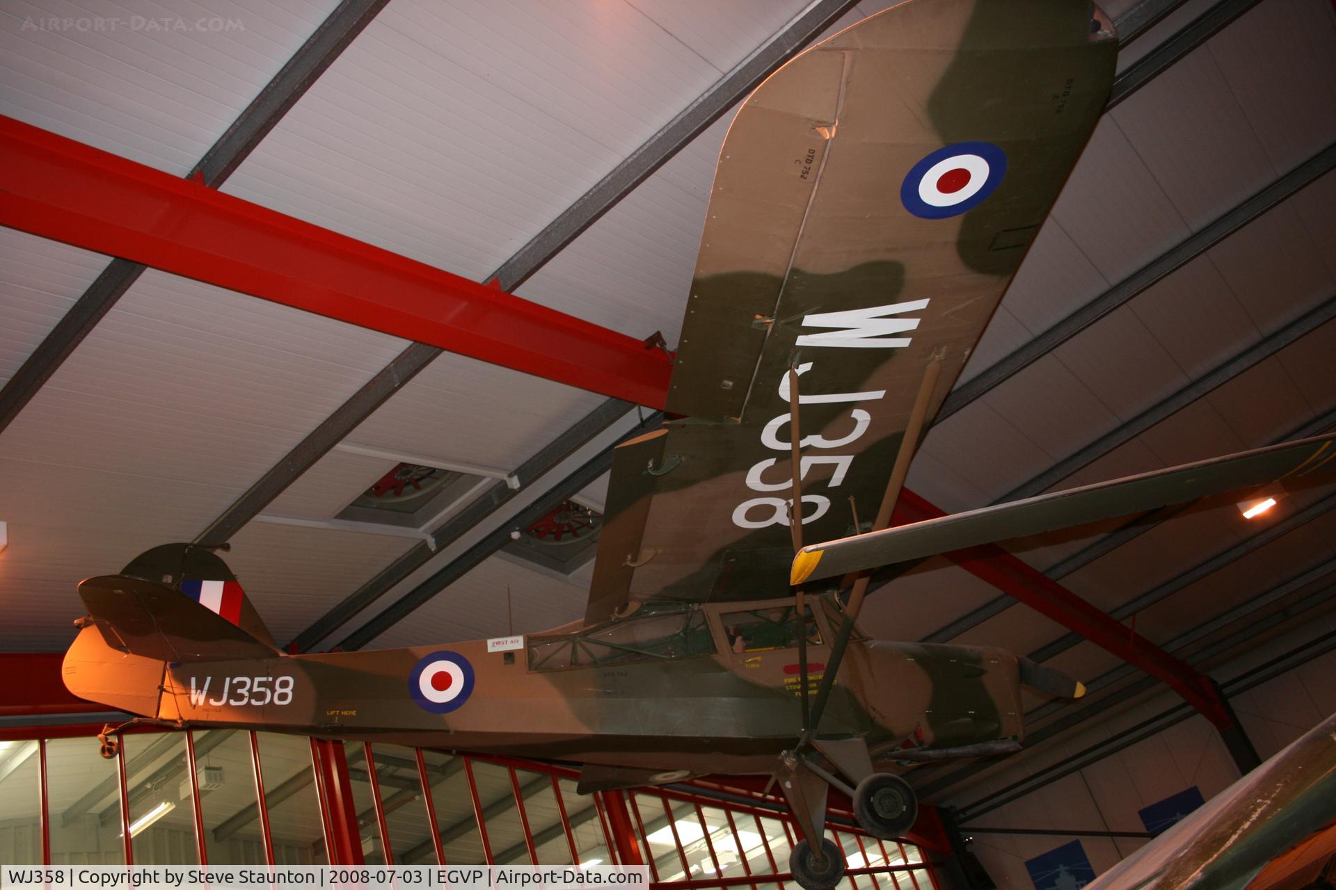 WJ358, 1952 Auster AOP.6 C/N Not found G-ARYD/WJ358, Taken at the Museum of Army Flying, Middle Wallop July 2008.