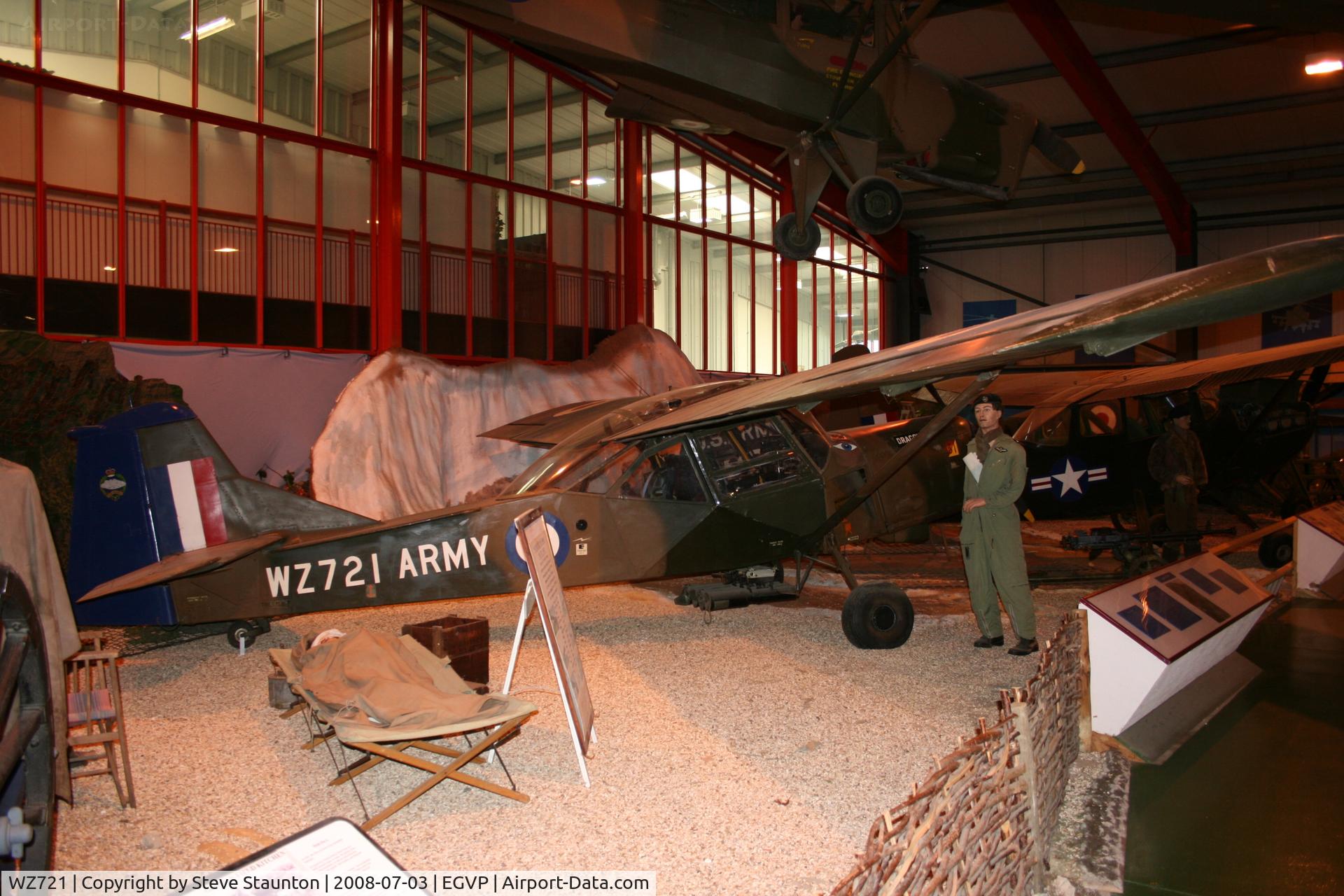 WZ721, Auster AOP.9 C/N B5/10/45, Taken at the Museum of Army Flying, Middle Wallop July 2008.