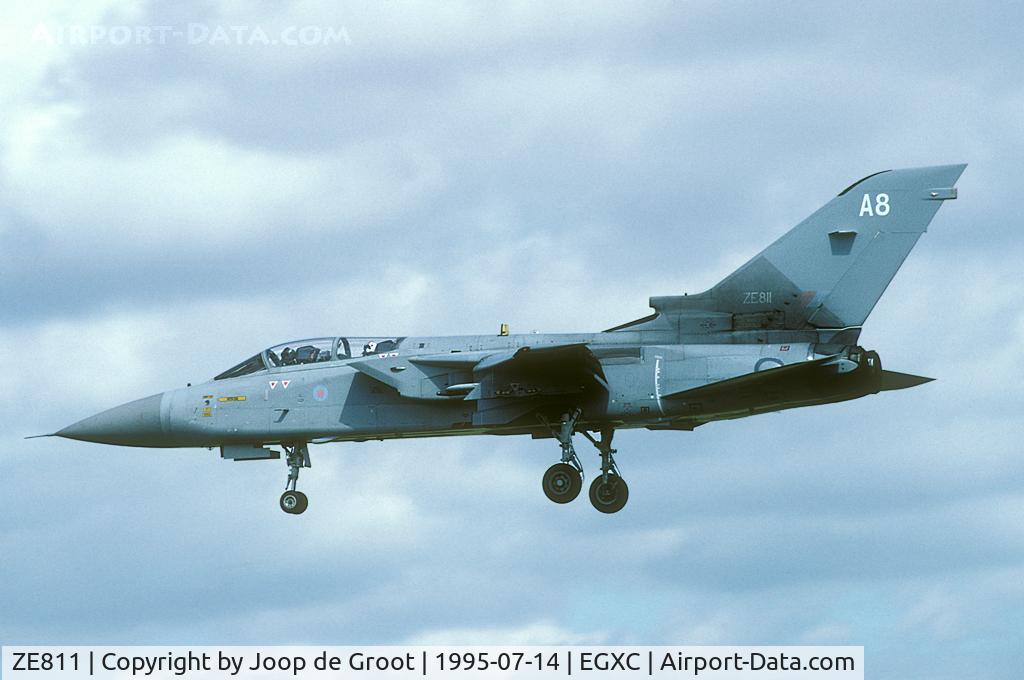 ZE811, 1988 Panavia Tornado F.3 C/N AS073/714/2108, A rare code with a mix of characters and numbers.