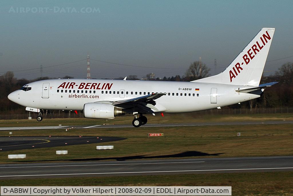 D-ABBW, 2002 Boeing 737-76Q C/N 30642, Boeing 737-7Q8 in old Air Berlin colours