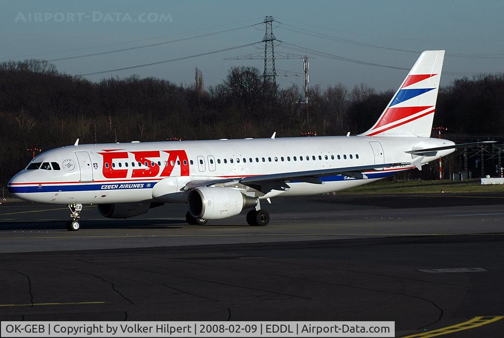 OK-GEB, 2001 Airbus A320-214 C/N 1450, in old colours