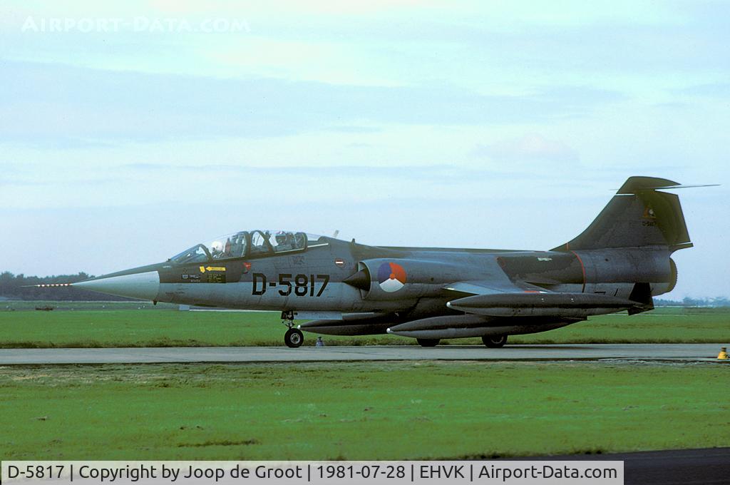D-5817, Lockheed TF-104G Starfighter C/N 583A-5817, My first trip to anonther airbase than Leeuwarden: Starfighters at Volkel.