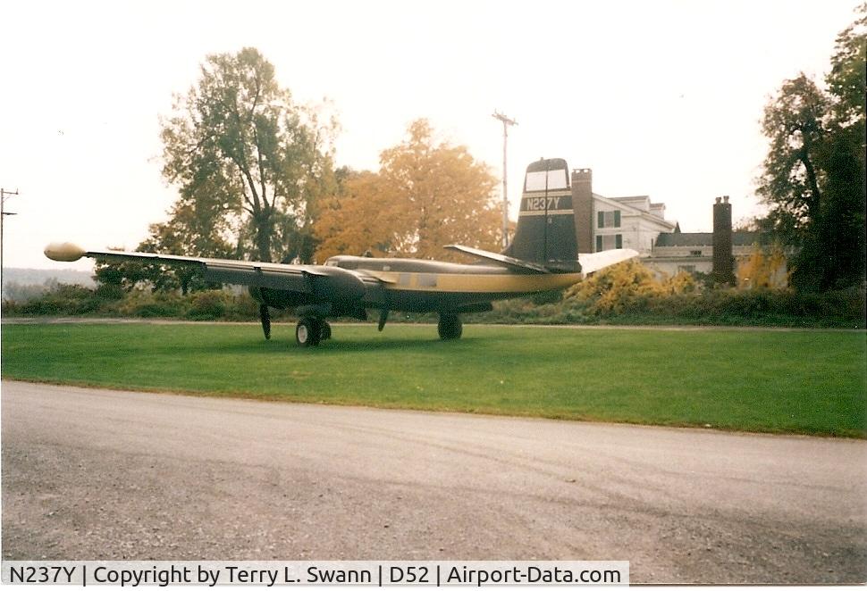 N237Y, 1944 Douglas A-26B Invader C/N 7229, A-26 parked at Geneseo