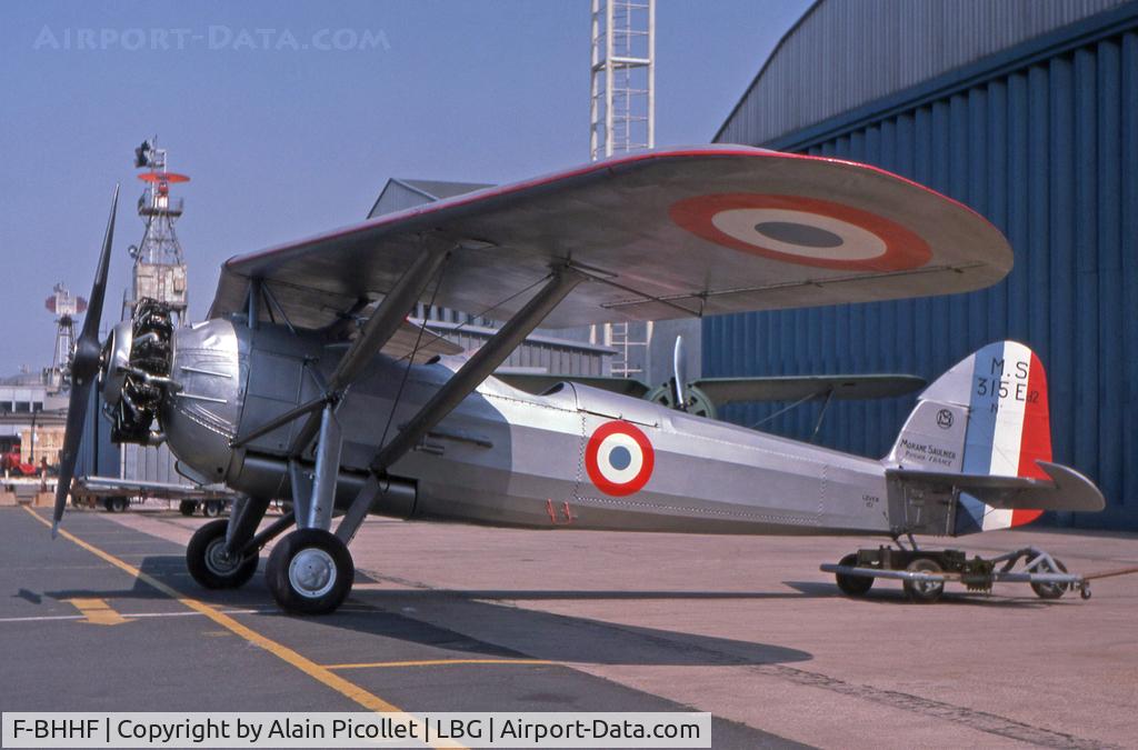 F-BHHF, Morane-Saulnier MS.317 C/N 312, static at Le Bourget