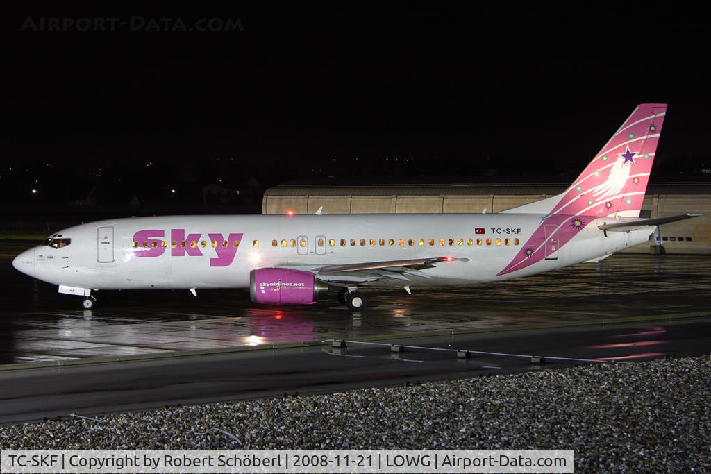 TC-SKF, 1993 Boeing 737-4Q8 C/N 26291/2513, Charter to LTAI/AYT