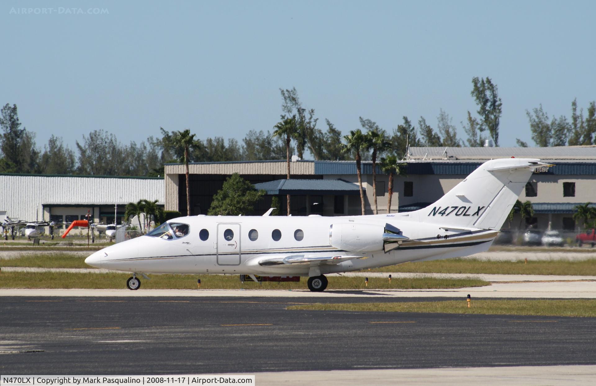 N470LX, 2007 Raytheon 400A Beechjet C/N RK-478, Beech 400A