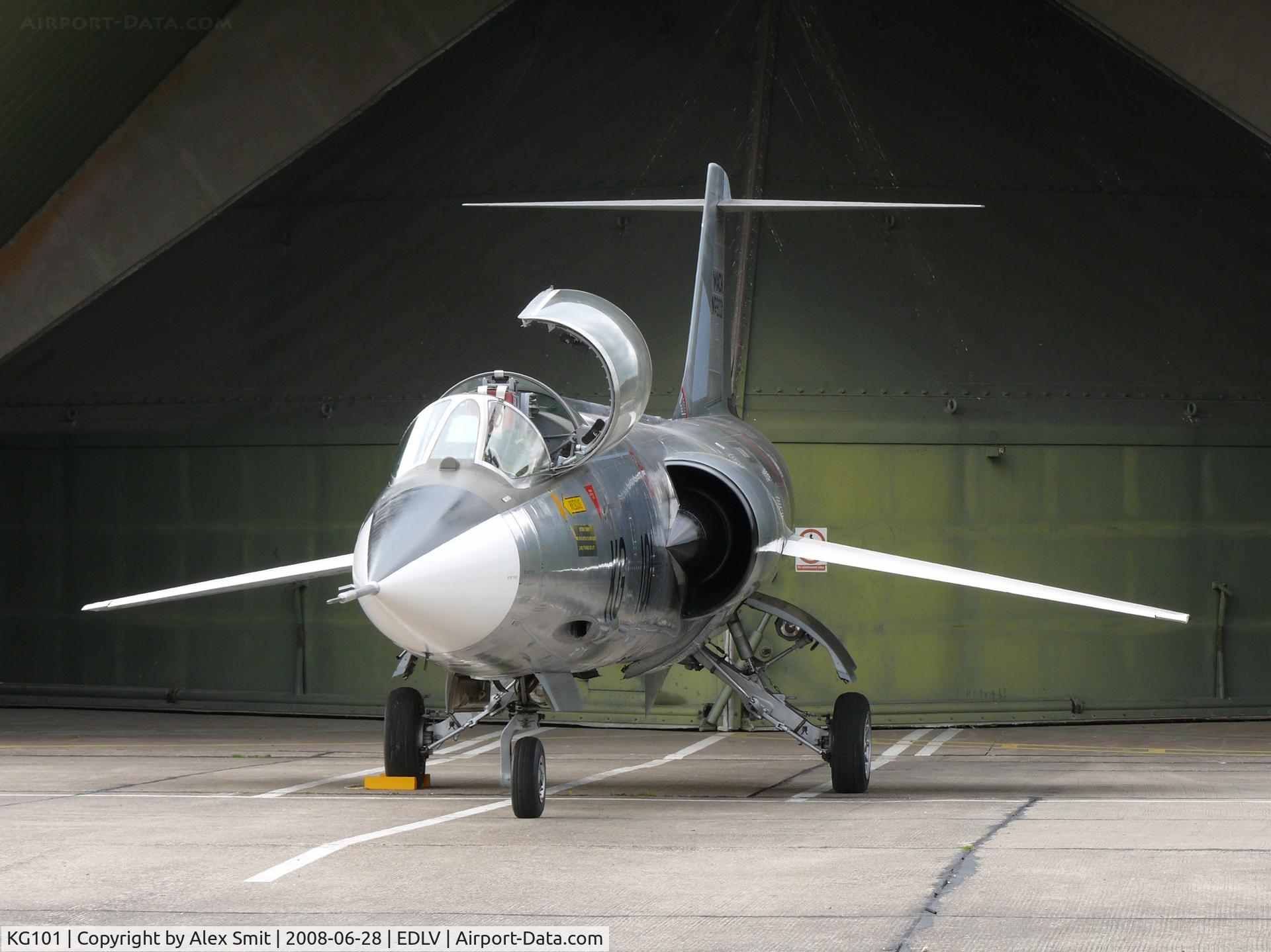 KG 101, Lockheed F-104G Starfighter C/N 683-8001, Lockheed F-104G Starfighter KG101, the first Fokker built F-104G, preserved in mint condition at EDLV, ready to take up it's QRA-duty any time!