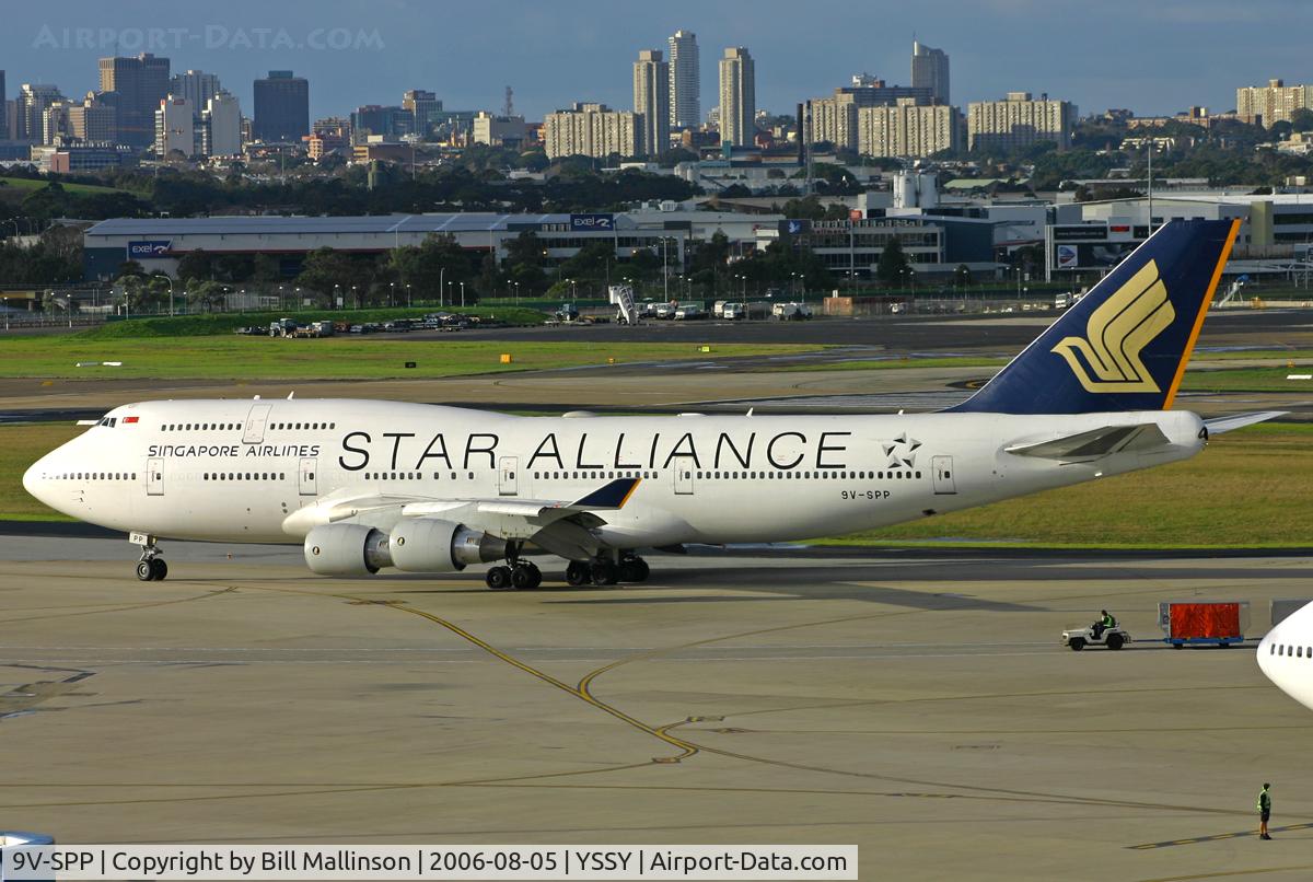 9V-SPP, 2001 Boeing 747-412 C/N 28029, Star Alliance scheme