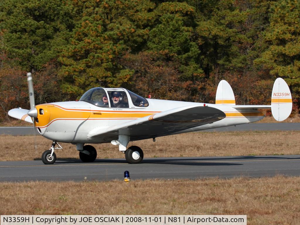 N3359H, 1946 Erco 415C Ercoupe C/N 3984, Arriving at N81.