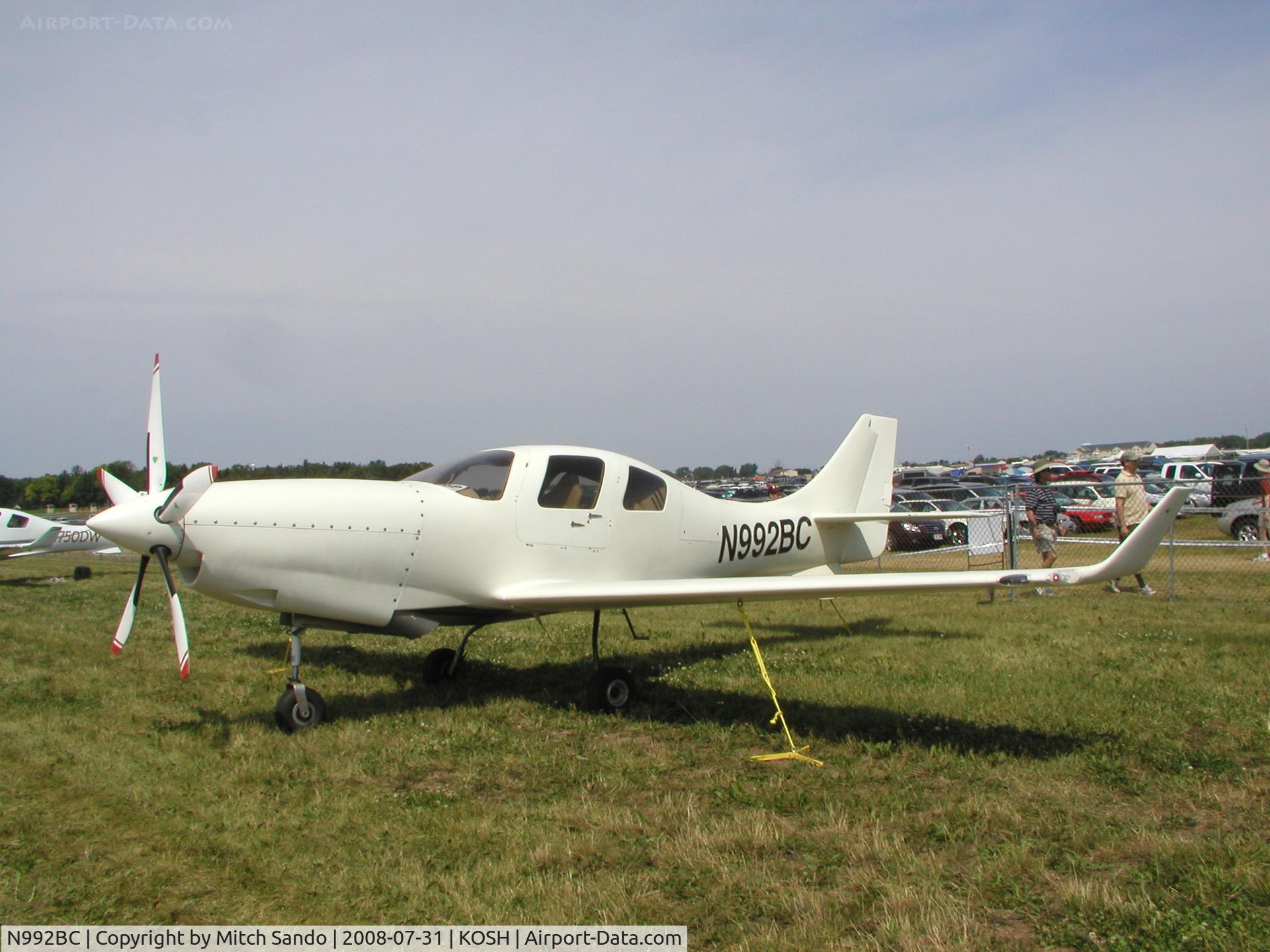N992BC, 2007 Lancair Propjet C/N LIV-576-SFB-DO, EAA AirVenture 2008.