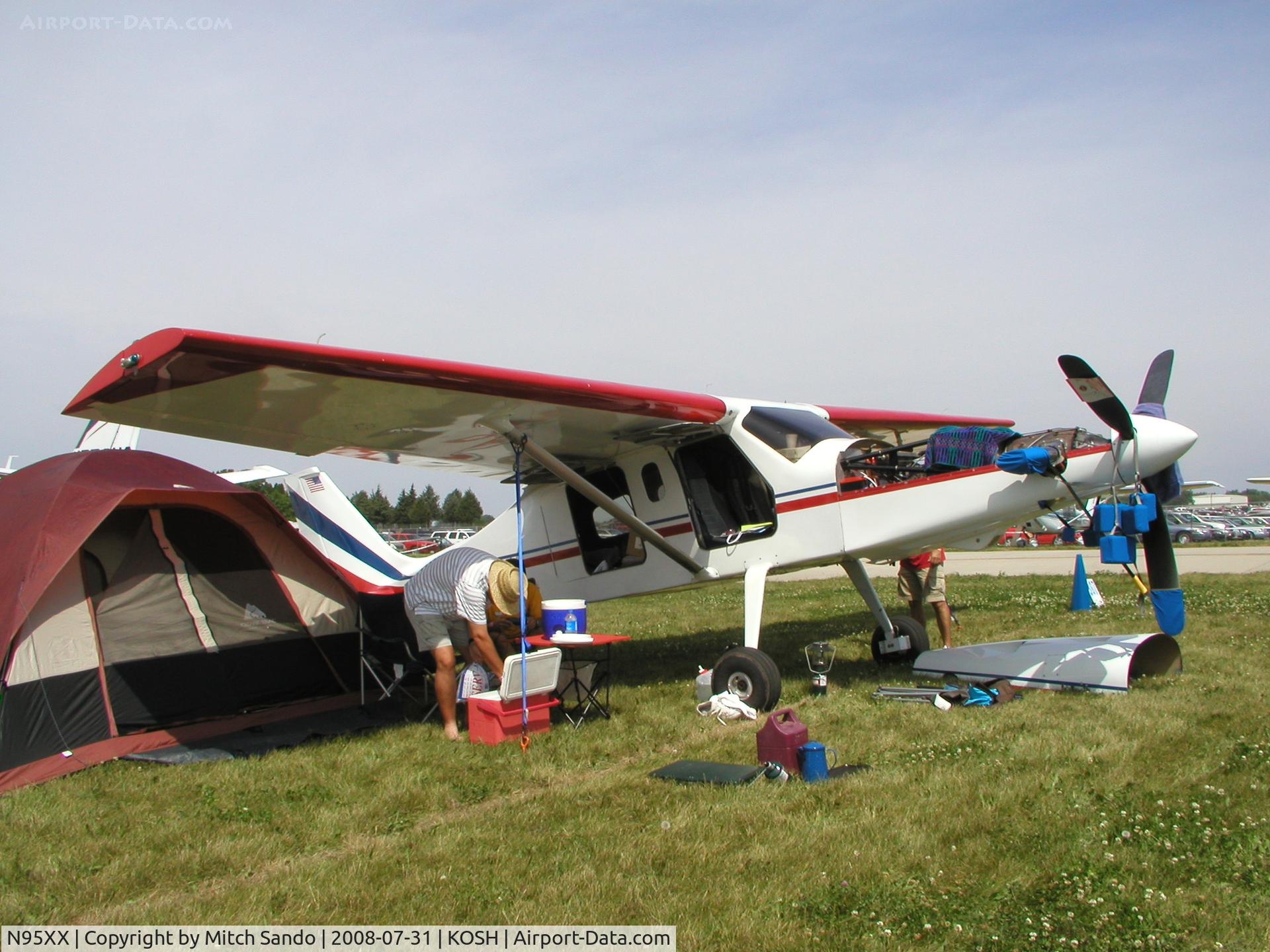 N95XX, 2001 Aerocomp Comp Air 7 SL C/N 017257SL, EAA AirVenture 2008.