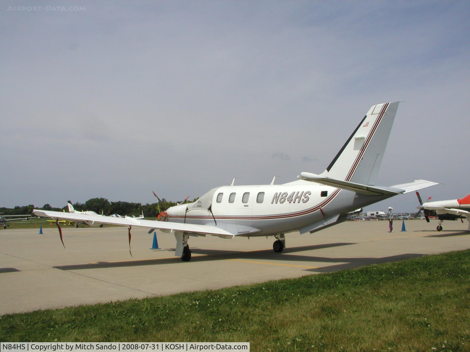 N84HS, Socata TBM-700 C/N 50, EAA AirVenture 2008.