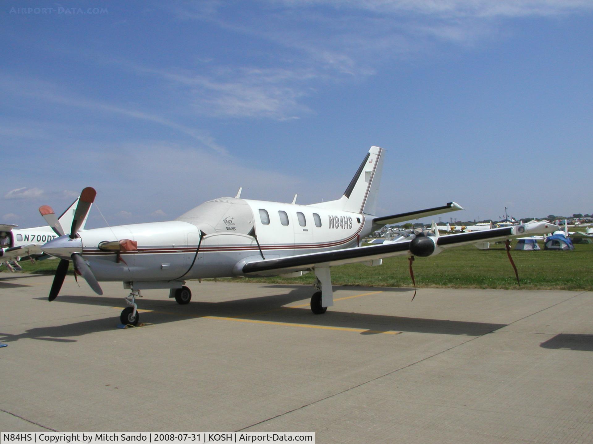 N84HS, Socata TBM-700 C/N 50, EAA AirVenture 2008.